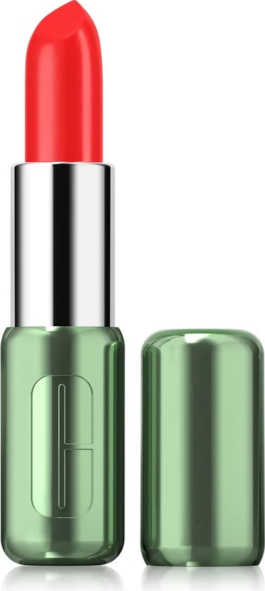 Buzëkuq për femra Clinique Pop Longwear Lipstick Satin 36 Poppy Pop 3.9g