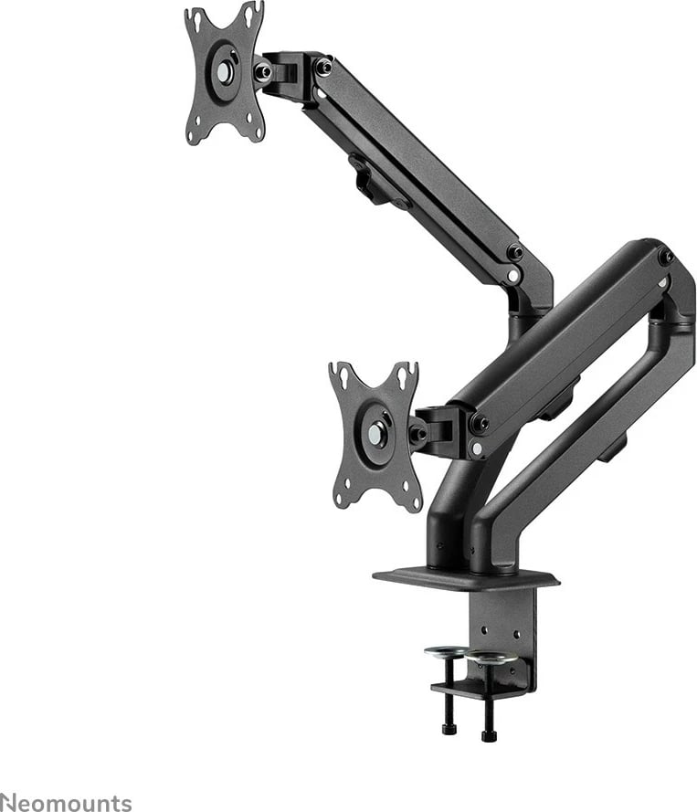 Krah monitori Neomounts FPMA-D650DBLACK, për 2 monitorë, 17-27 inç, rregullim lartësie me gas spring, ngjyrë e zezë Krah monitori Neomounts FPMA-D650DBLACK, për 2 monitorë, 17-27 inç, rregullim lartësie me gas spring, ngjyrë e zezë