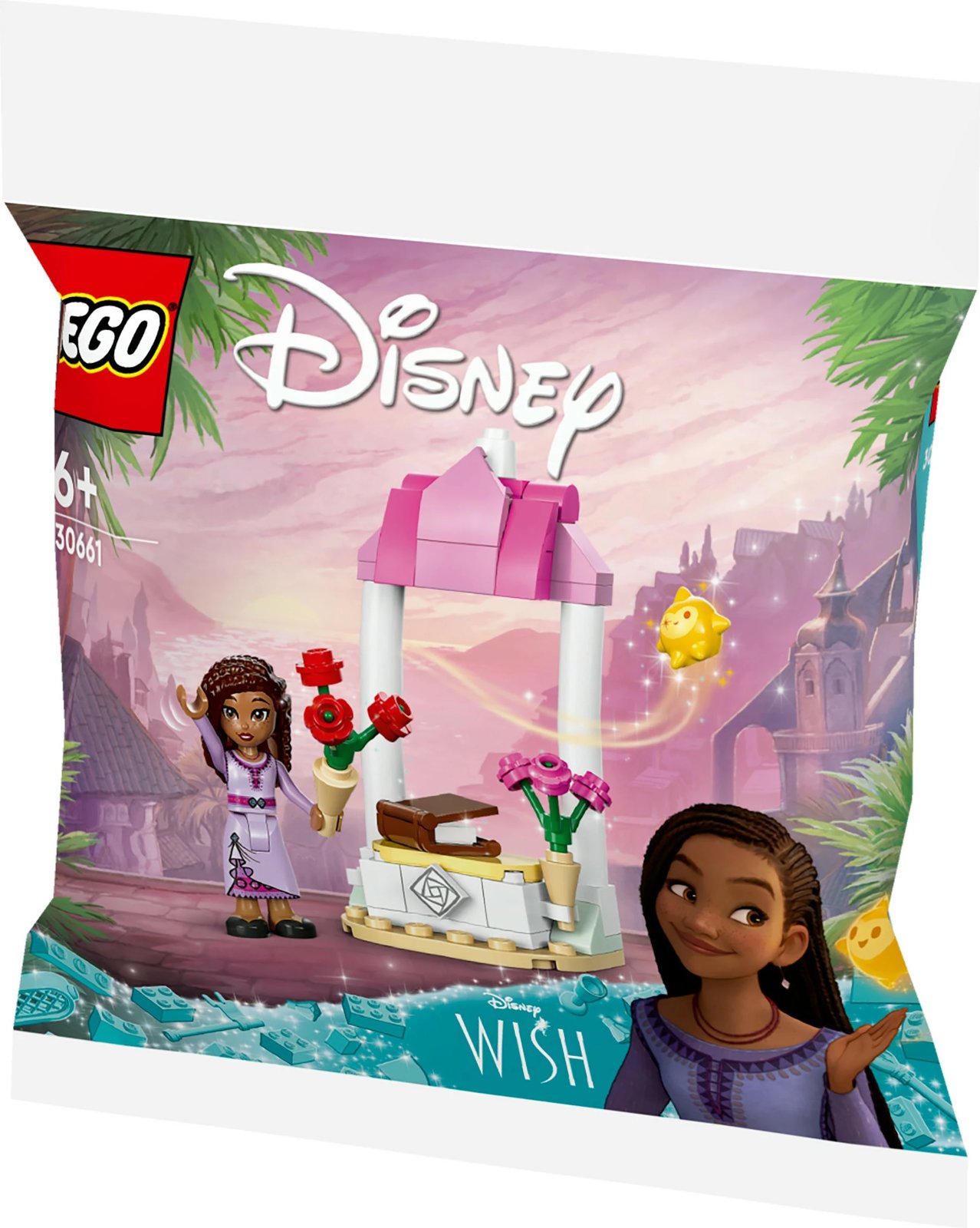 Set ndërtimi LEGO Disney Princess 30661 Asha's Begrungsstand, 46 pjesë, multikolor