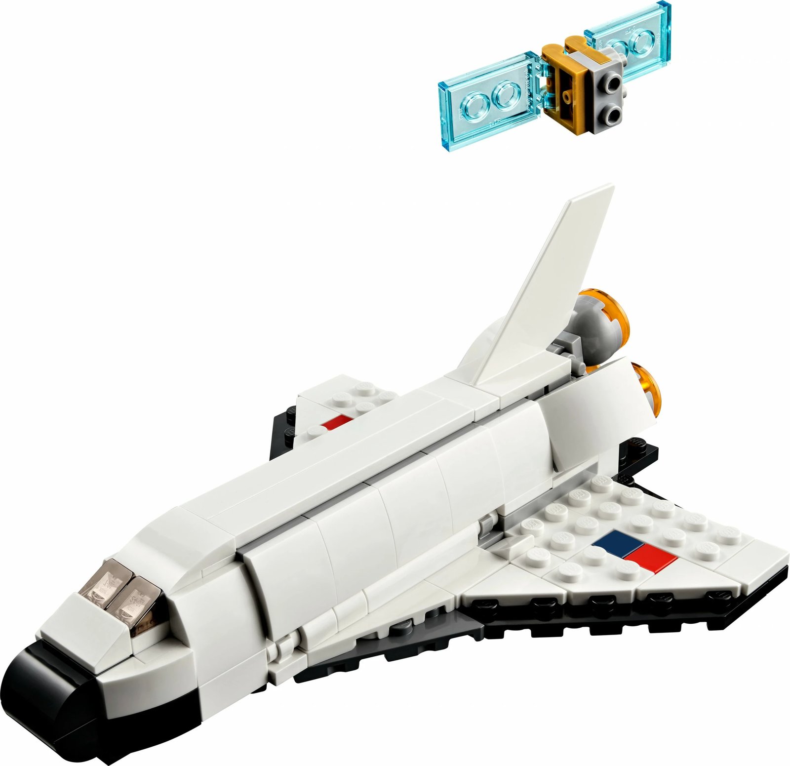 Set ndërtimi LEGO Creator 3-in-1 Space Shuttle, 144 pjesë, shumëngjyrësh