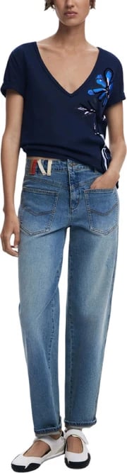 Maicë Desigual femra blu