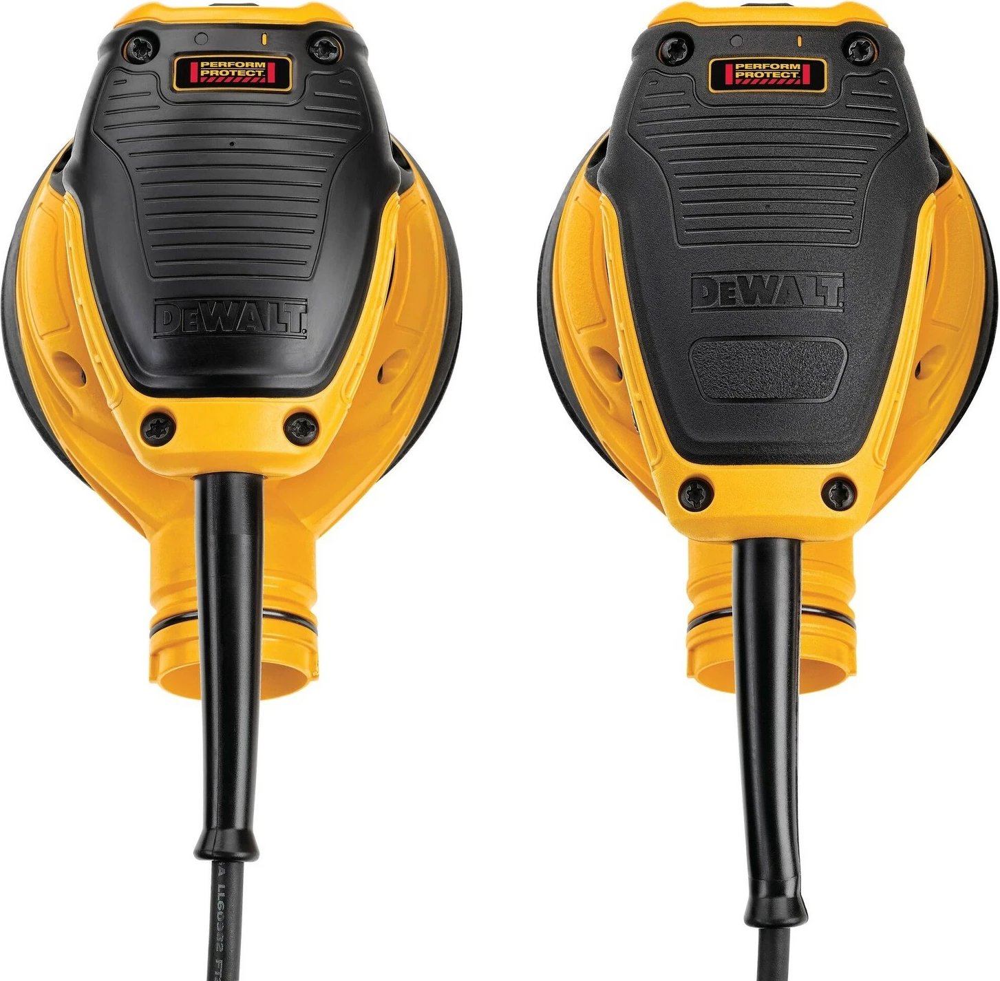 Lëmues orbital DeWALT 125mm 280W, zi/verdhe Lëmues orbital DeWALT 125mm 280W, zi/verdhe