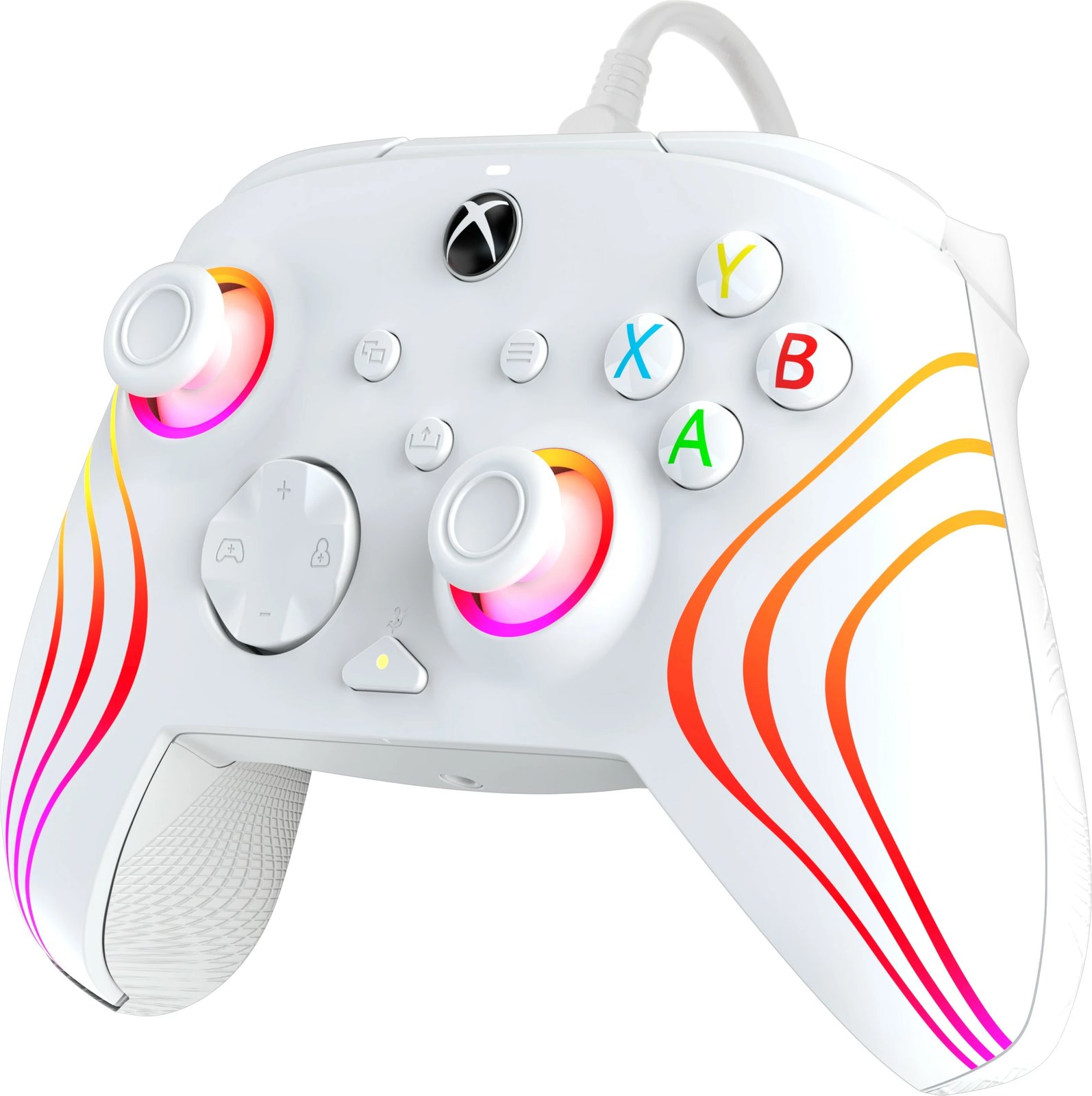 Gamepad PDP Afterglow Wave, Xbox Series X|S, PC, i bardhë Gamepad PDP Afterglow Wave, Xbox Series X|S, PC, i bardhë