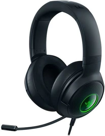 Kufje gaming me mikrofon, Razer, Kraken V3 X RZ04-03750300-R3M1, USB, 7.1 surround, RGB, e zezë