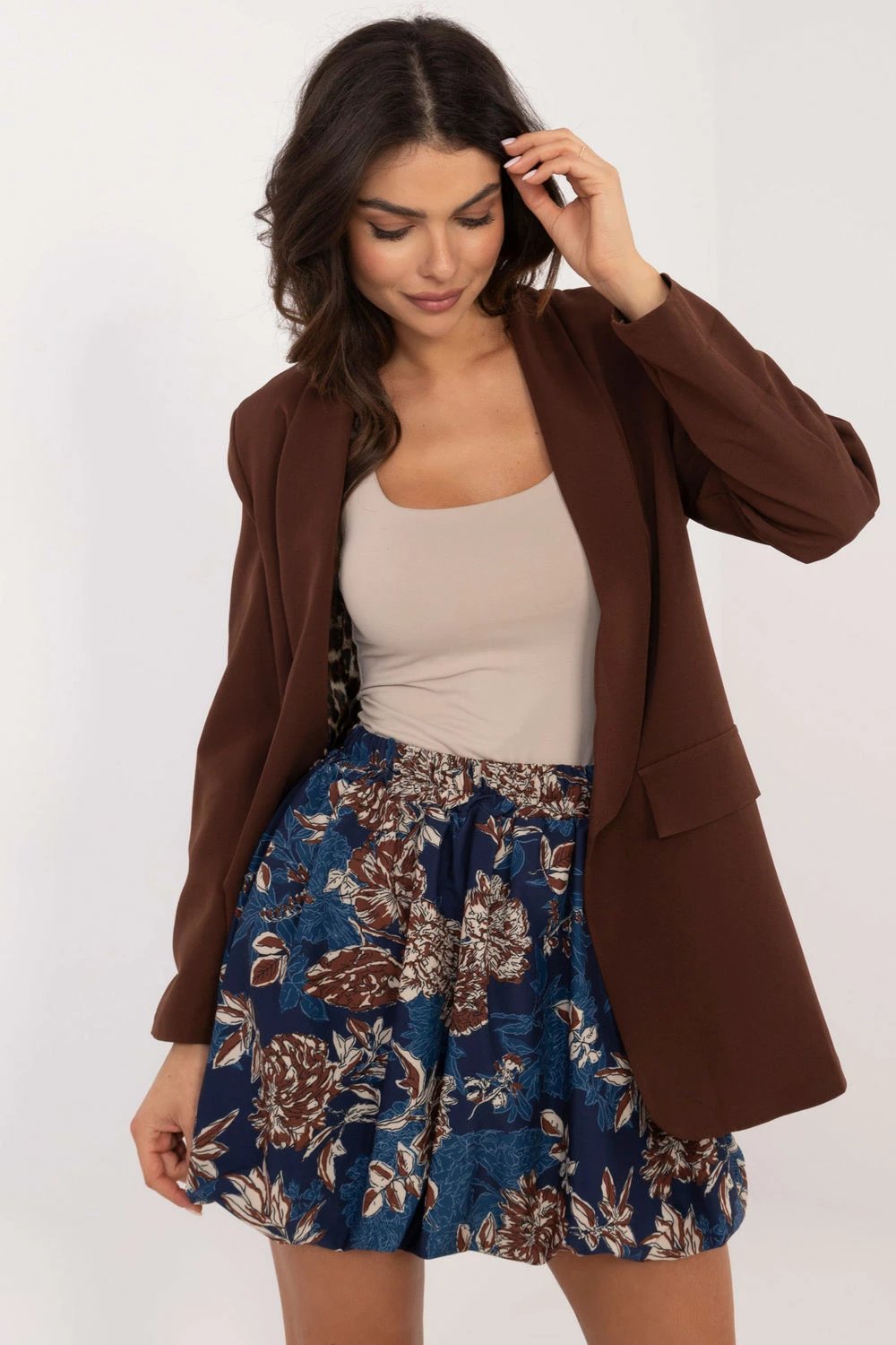 Fund i shkurtë Italy Moda, blu
