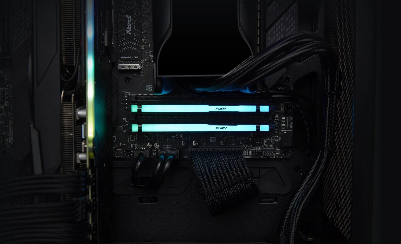 RAM Memorie Kingston Technology FURY RGB CL50, 32GB DDR5 , 5600Mhz RAM Memorie Kingston Technology FURY RGB CL50, 32GB DDR5 , 5600Mhz