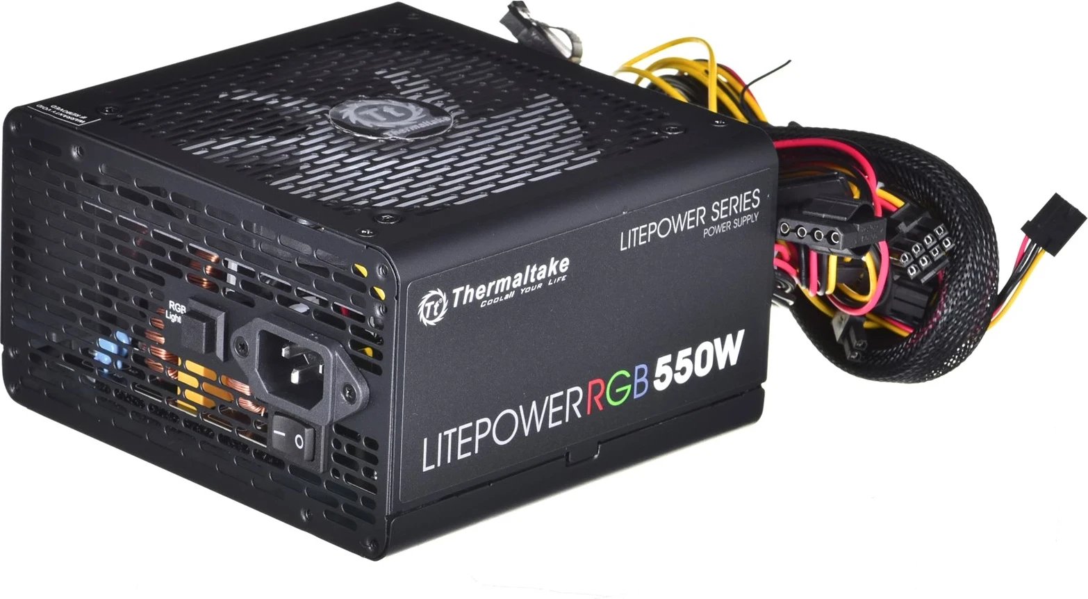 Burim energjie Thermaltake RGB, 550 W, 24-pin, i zi
