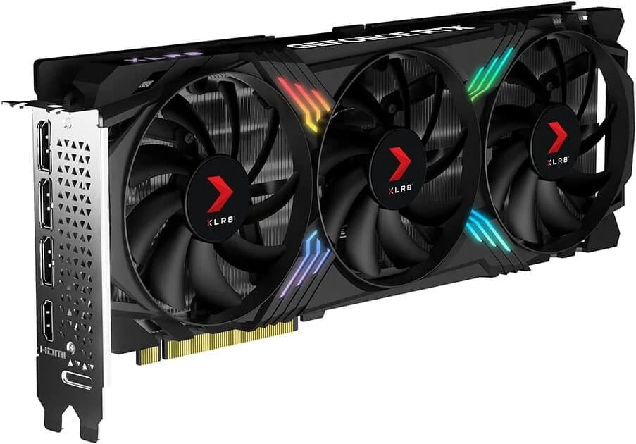 Kartelë grafike PNY GeForce RTX 4070 SUPER XLR8 Gaming VERTO EPIC-X RGB, 12 GB, e zezë
