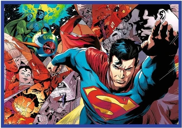 Puzzle Trefl DC Superman Courage 4x250 pjesë, shumëngjyrëshe, set Puzzle Trefl DC Superman Courage 4x250 pjesë, shumëngjyrëshe, set