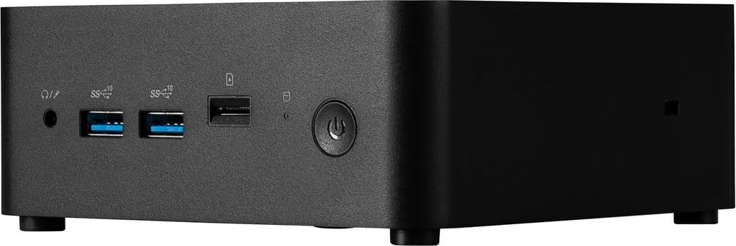 Kasë MSI Cubi NUC 1M-003EU, Intel Core 3 100U, 8 GB RAM, 512 GB SSD, Windows 11 Pro, E zezë