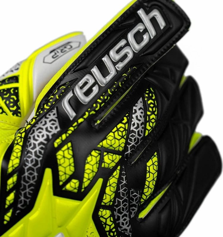 Doreza portieri Reusch për meshkuj, të zeza-verdhë