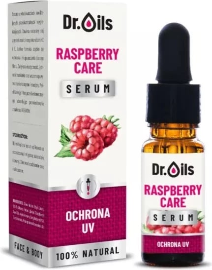 Serumi për fytyrë Dr. Oils Raspberry Care UV Protection për femra, 10ml
