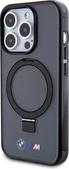 Mbështjellës BMW Ring Stand M Collection MagSafe për iPhone 15 Pro, i zi