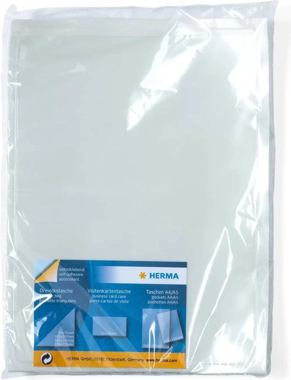 Etiketa transparente HERMA 1428, 148x210mm, 10 copë