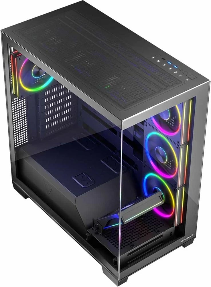 Kasë MODECOM Volcano Stellar ARGB MIDI, e zezë