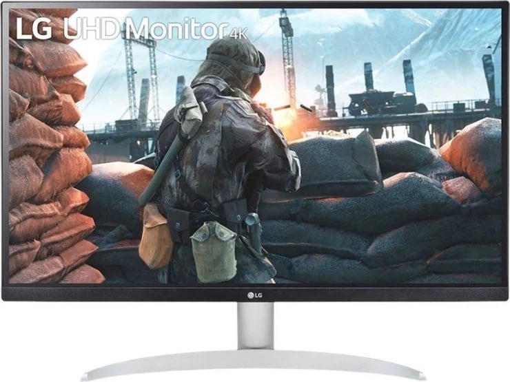 Monitor LG 27UP650P-W, 27", IPS, 4K, HDR, Pivot, e bardhë