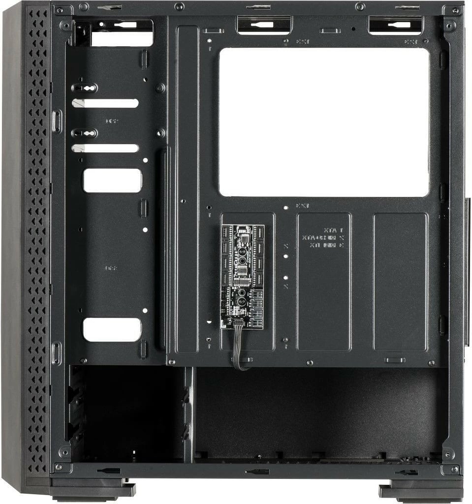Kasë Inter-Tech S-3906 Renegade midi tower, RGB, pa PSU, e zezë