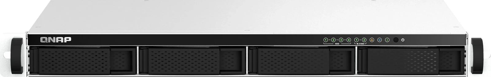 NAS QNAP TS-464eU, Intel Celeron N5095, 8 GB DDR4, Rack 1U, E zezë