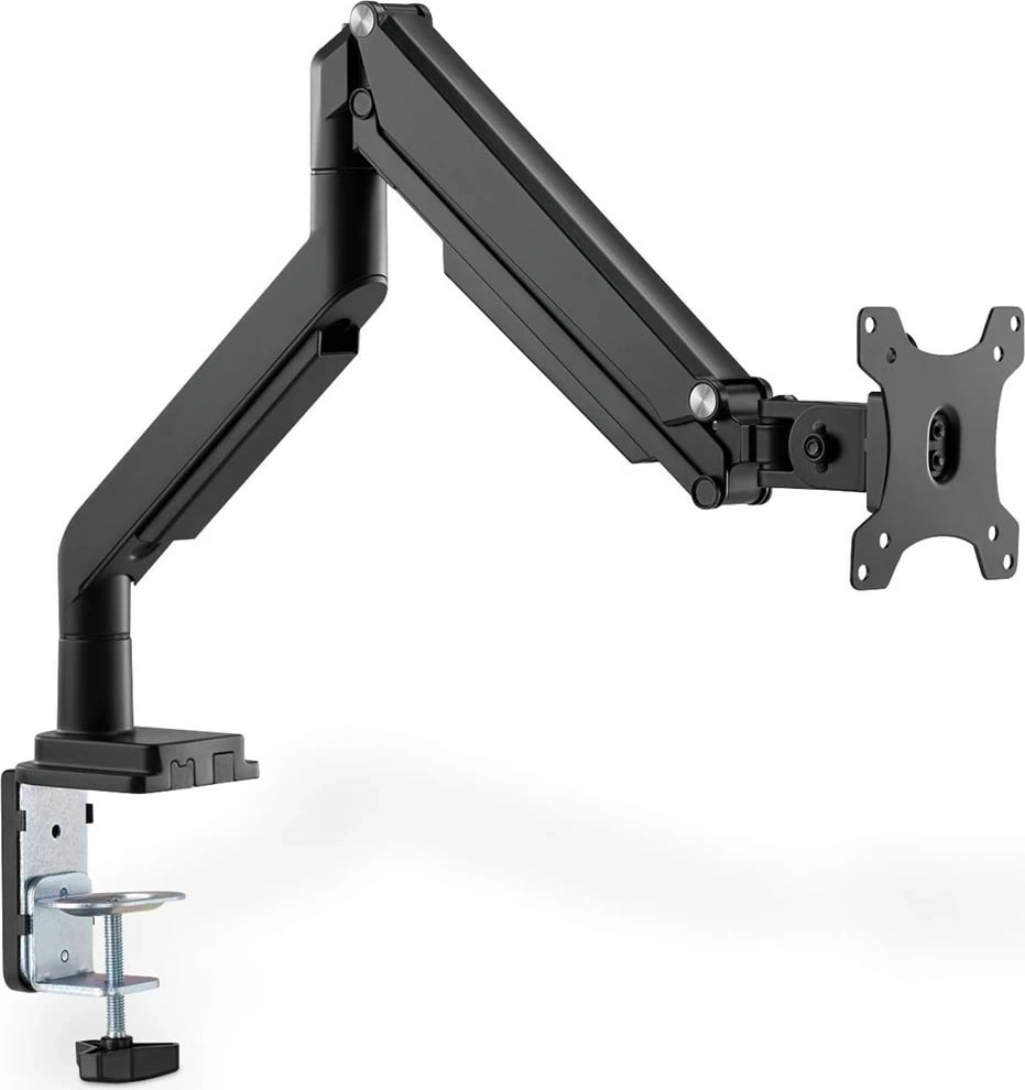 Mbajtës monitori DIGITUS DA-90394, me gas spring, për tavolinë, i zi
