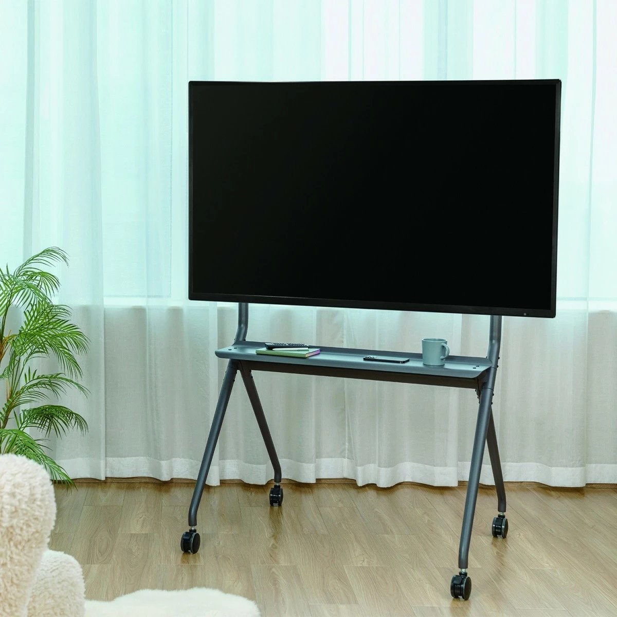 Mbajtës mobil për TV Maclean MC-977, 50-86 inç, i zi