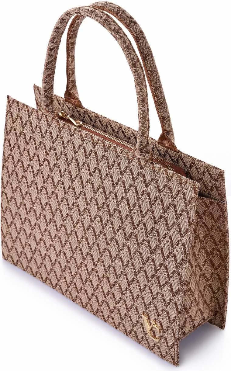 Tote bag Vince Camuto, Caserta, ngjyrë mink