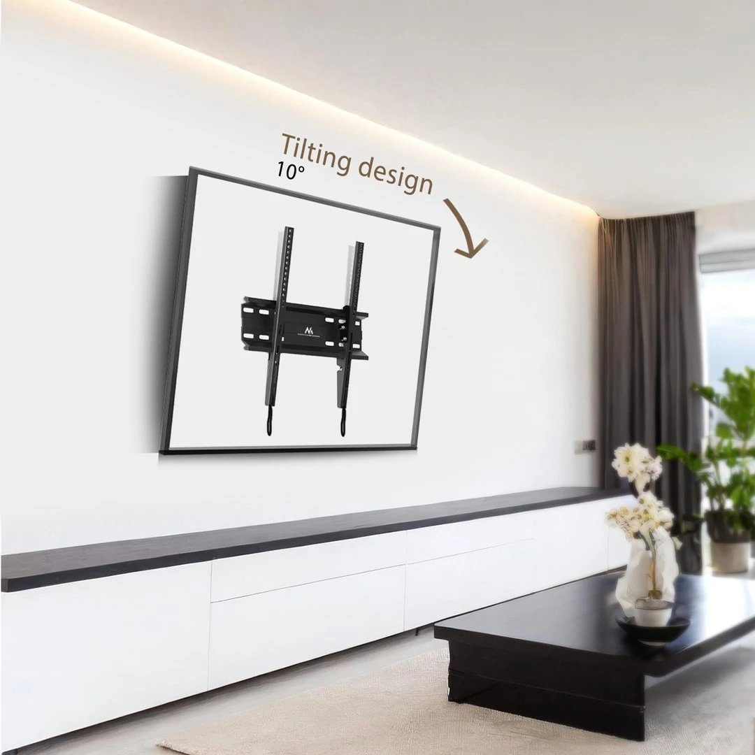 Mbajtës muri për TV/monitor Maclean MC-748A, VESA 400x400, 32-70", 45kg, Zi