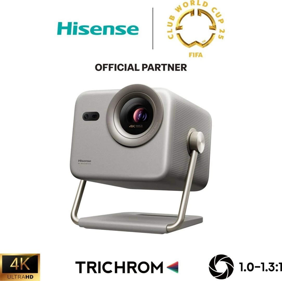 Projektor laser Hisense M2 Pro UHD 4K, gri