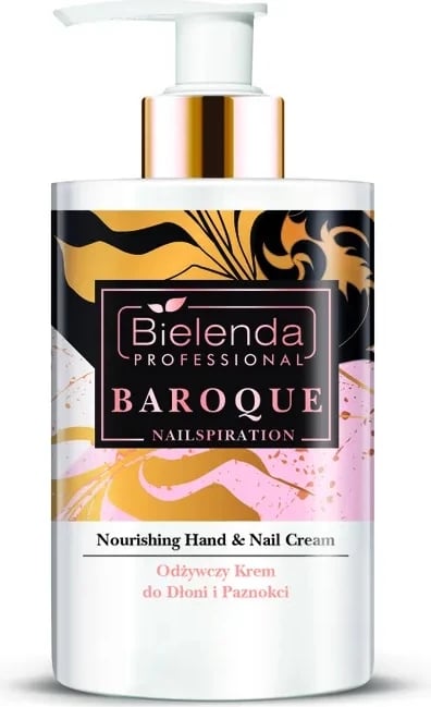 Krem për duar dhe thonj për femra Bielenda Professional Nailspiration Baroque, 300ml