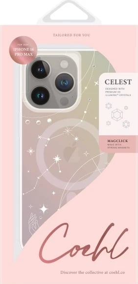 Mbështjellës UNIQ Coehl Celest me magnet për iPhone 16 Pro Max, Iridescent