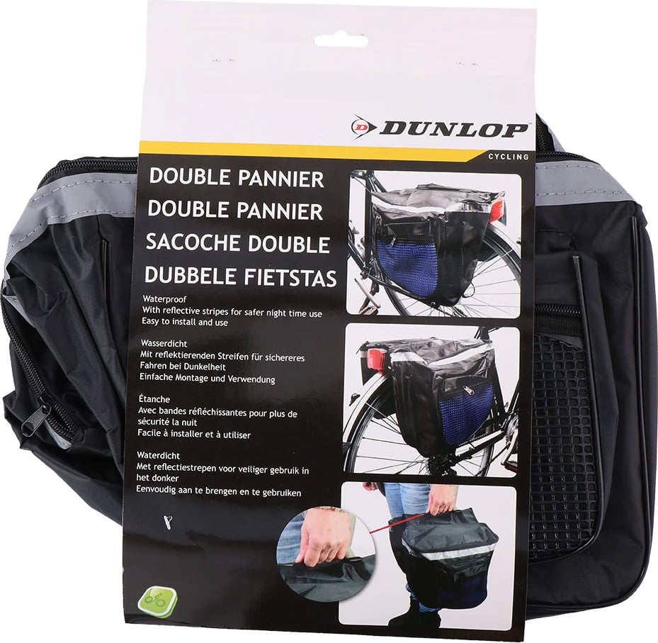 Çantë biciklete Dunlop unisex, e zezë