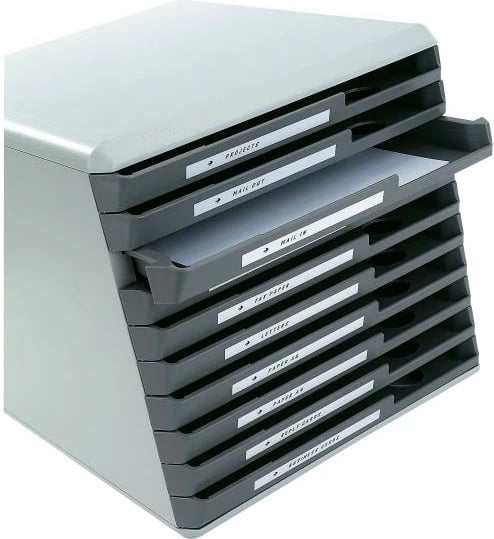 Shirit etiketimi Dymo D1 45013 12mm x 7m, zi mbi të bardhë