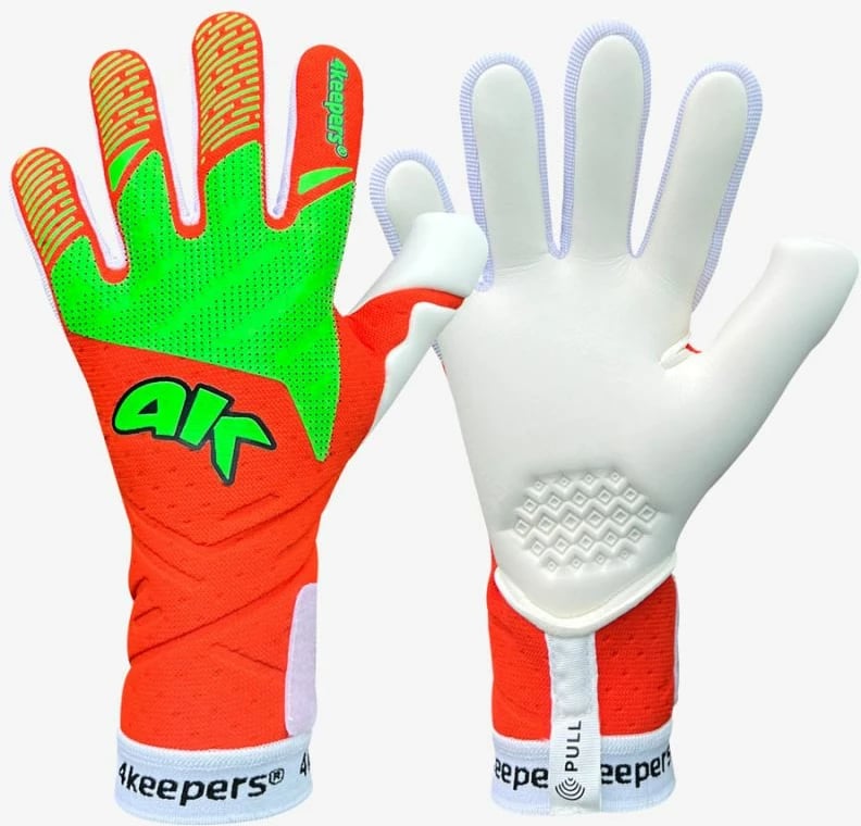 Doreza portieri për fëmijë 4keepers, të bardha dhe portokalli