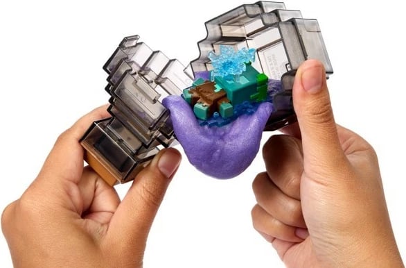 Figurinë aksioni Minecraft Mattel Mini Mode Beached Drowned me enë miksture