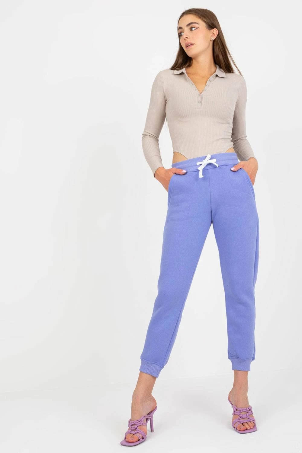 Pantallona sportive Fancy 172546, vjollcë