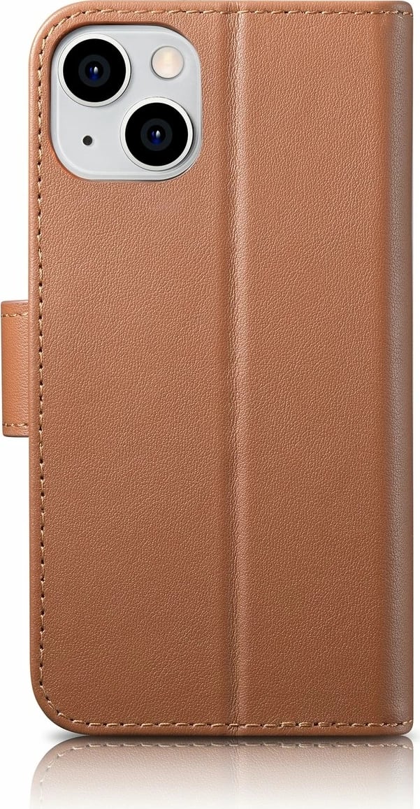 Mbështjellës iCarer Wallet Case 2in1 për iPhone 14, lëkurë, Anti-RFID, Kafe Mbështjellës iCarer Wallet Case 2in1 për iPhone 14, lëkurë, Anti-RFID, Kafe