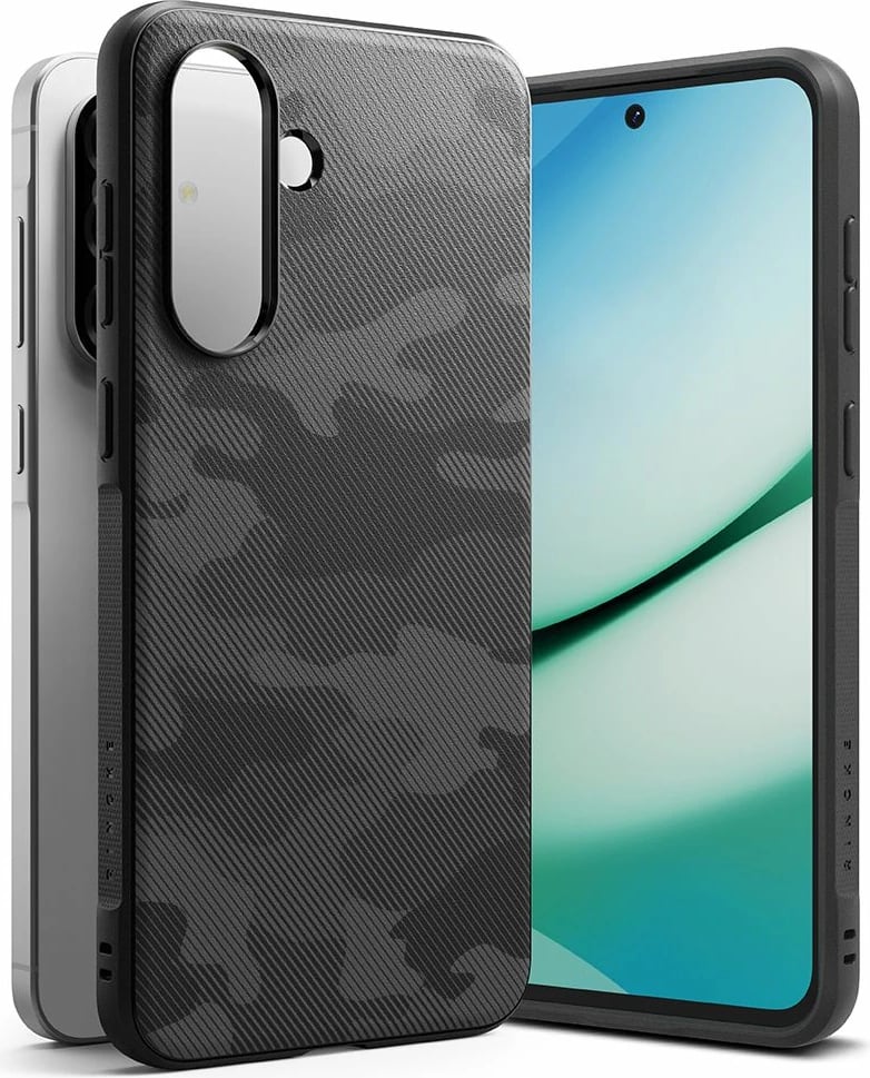 Mbështjellës Ringke Onyx për Samsung Galaxy A36 / A56, Black Camo