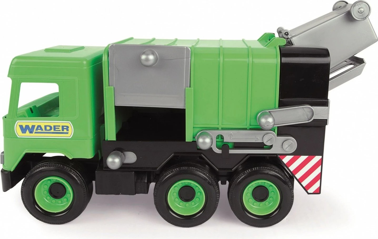 Kamion lodër Wader Middle Truck, 42 cm, plastikë, gjelbër/gri, në kuti