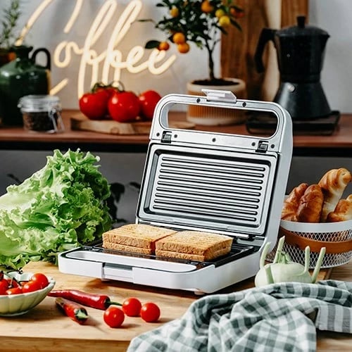 Toster për sanduiçe Adler AD 3070W, i bardhë