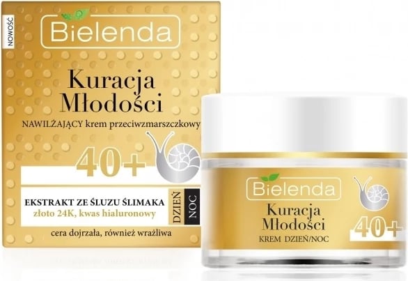 Krem fytyre kundër rrudhave Bielenda Youthful Treatment 40+ për femra, 50ml