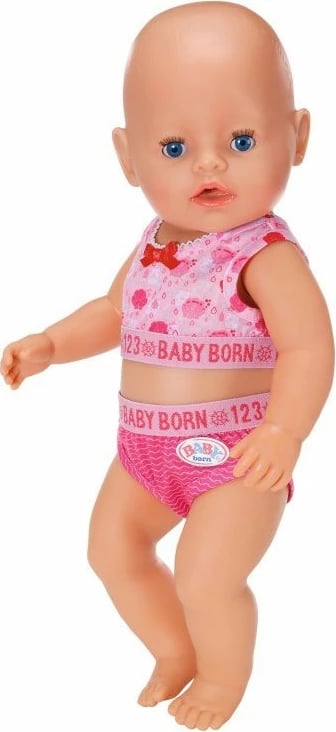 Set i brendshëm për kukulla Baby Born Zapf 43 cm, rozë ose kaltër