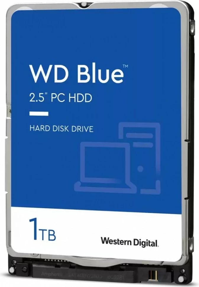 Kasë Western Digital Blue WD10SPZX, 1TB, 2.5", 128MB, SATA III, 5400 RPM