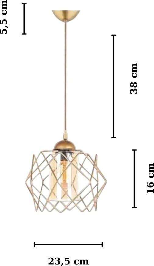 Llambë tavani Opviq, ngjyrë antike, LB035