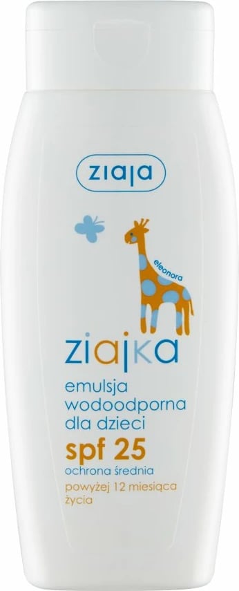 Emulsion për diell për fëmijë Ziaja Ziajka Waterproof SPF25, 150ml