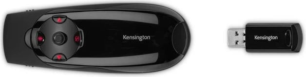 Prezantuese Kensington Presenter Expert K72426EU me lazer të gjelbër dhe kursor, e zezë