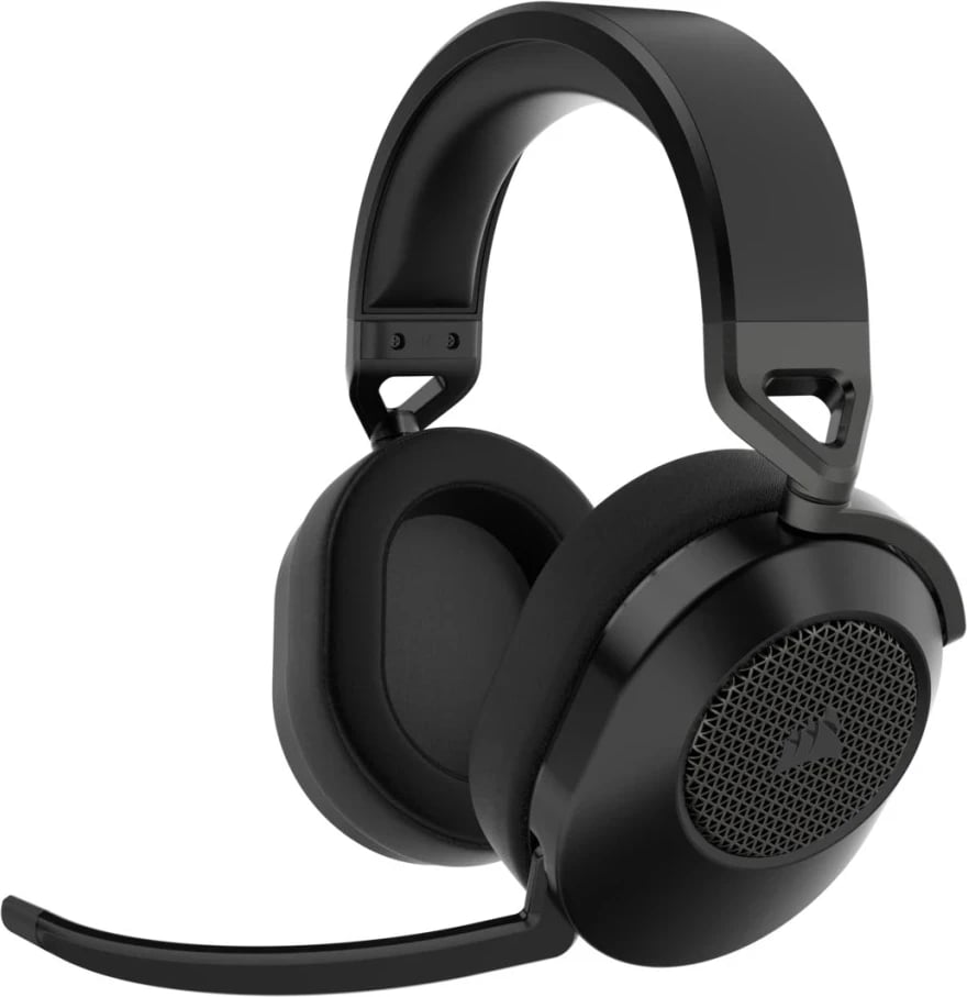 Kufje Corsair HS65 Wireless Carbon V2, Bluetooth, radio, të zeza