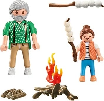 Set lodrash Playmobil My Life 71513, kamp zjarri me marshmallow, 15 pjesë
