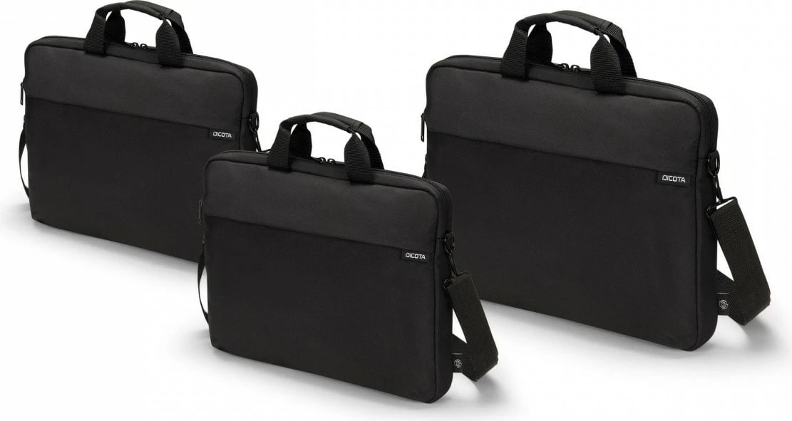 Mbështjellës DICOTA Slim Case ONE 14-16", rPET, i zi