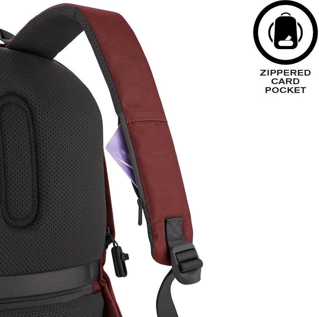 Çantë shpine për laptop XD Design, 15.6", e kuqe