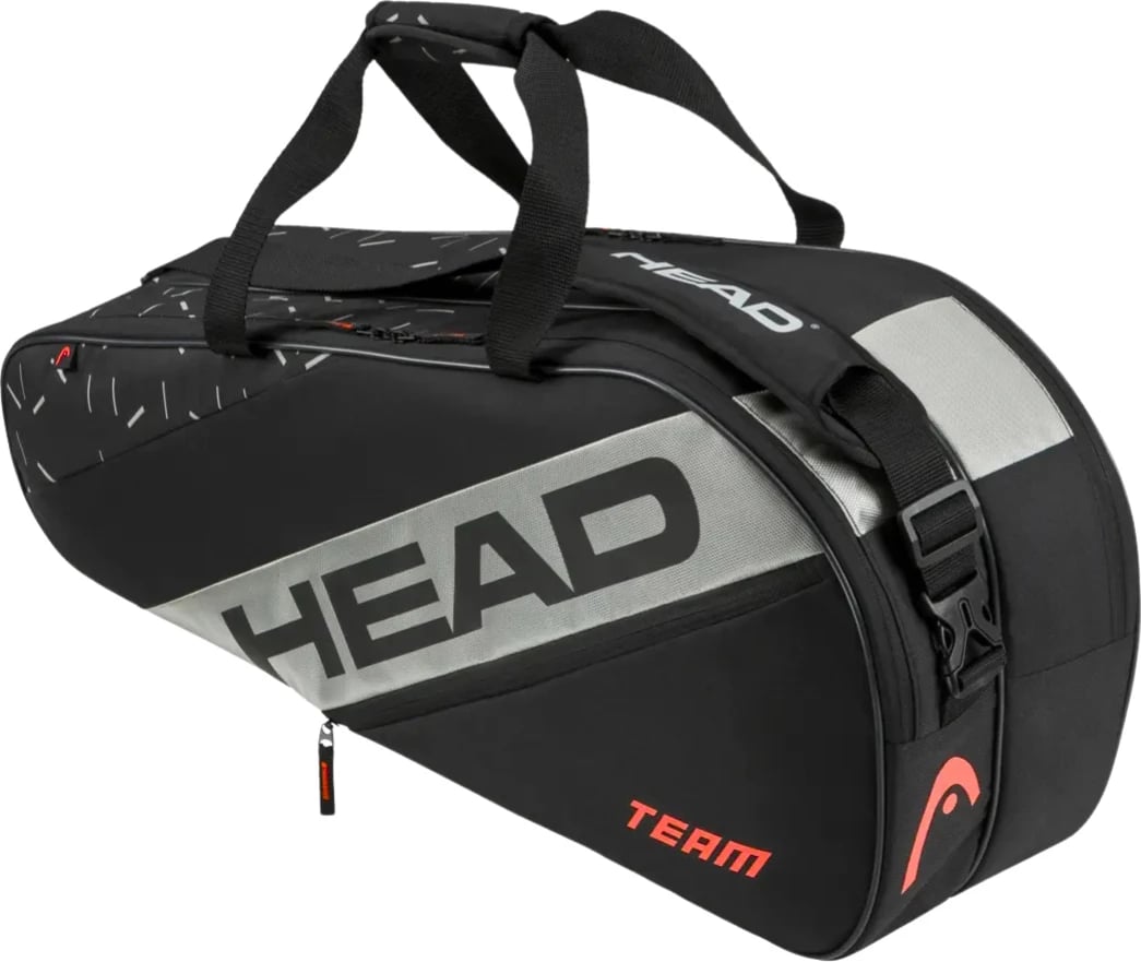 Çantë raketash për tenis Head unisex, e zezë dhe gri