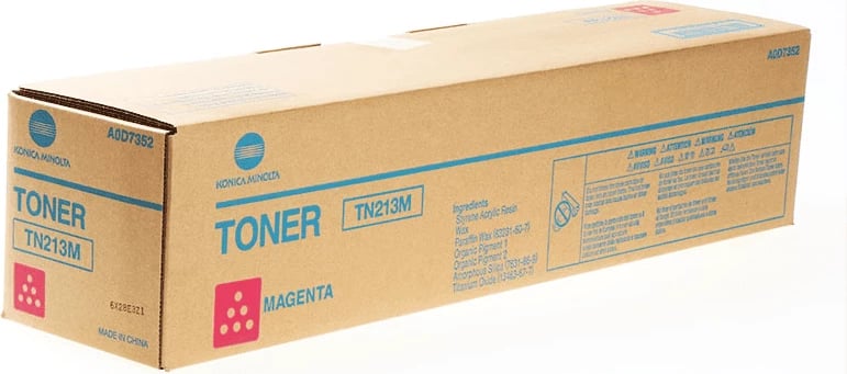 Toner, Konica Minolta, TN213M (A0D7352), rendiment 19,000 faqe, magenta